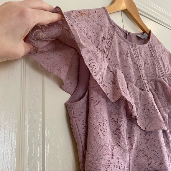 ASOS Lace Insert Pencil Midi Dress - Picture 10 of 14